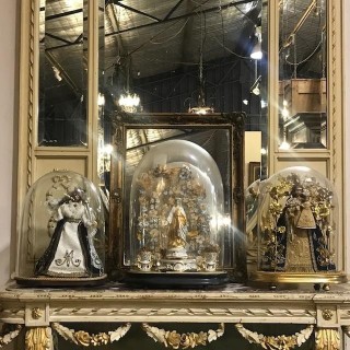 C1900 French Domed Ecclesiastical Displays