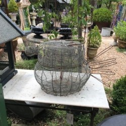 Vintage Wire Chick Basket