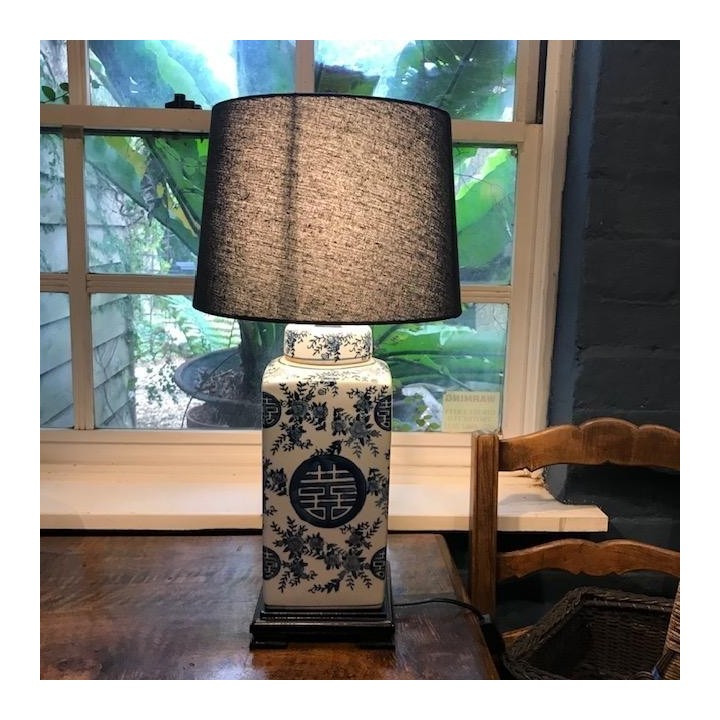 Modern Chinoiserie Lamp