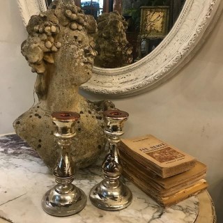 C19th Pair of Candlesticks
