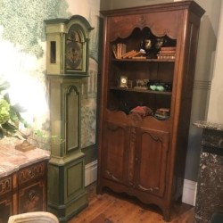 C19th French Cherrywood Bookcase
