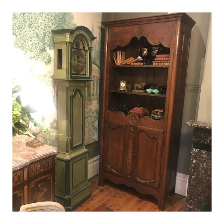 C19th French Cherrywood Bookcase