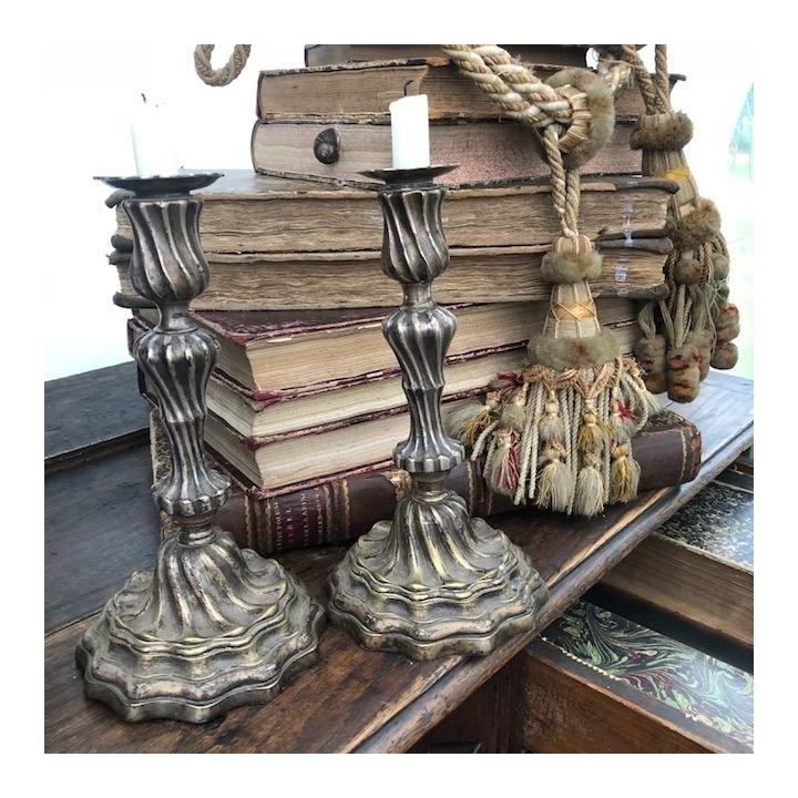 Silver Plate Candlesticks