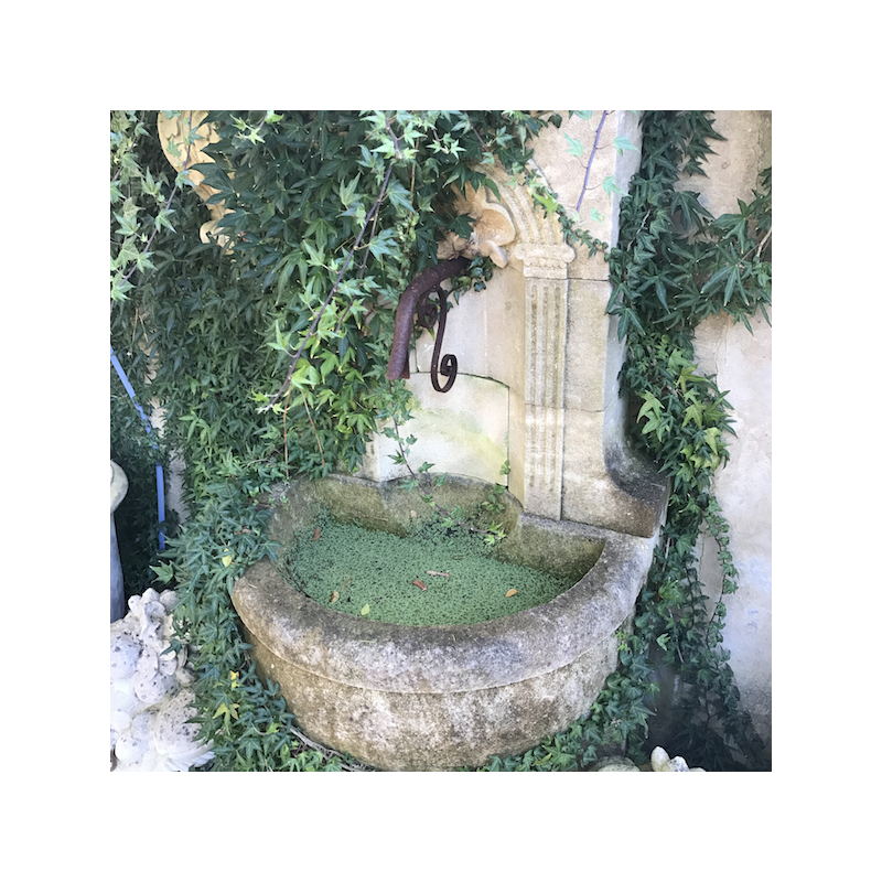 Limestone Coquille Fountain
