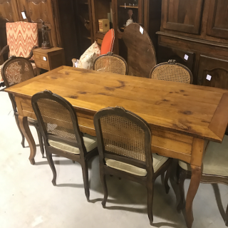 French Cherrywood Dining Table