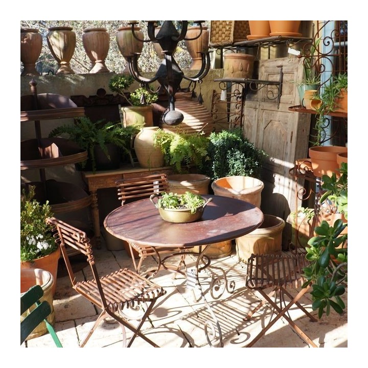 Round Garden Table 1000 mm