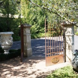 French Parterre Iron Garden Gate