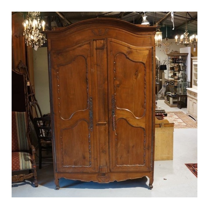C19th Walnut  Armoire