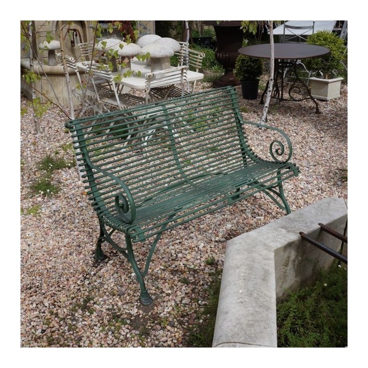 French Arras Style Two Seater Bench