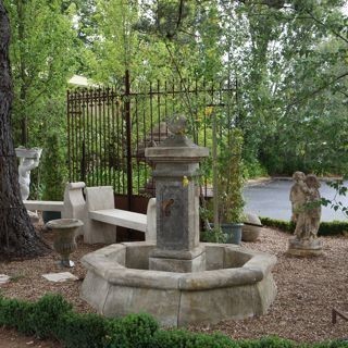 French Limestone Fountain