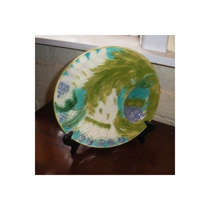 C1900 French Majolica Plate