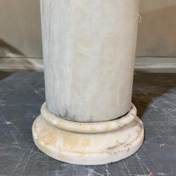 C1900 Marble Bowl on Pedestal