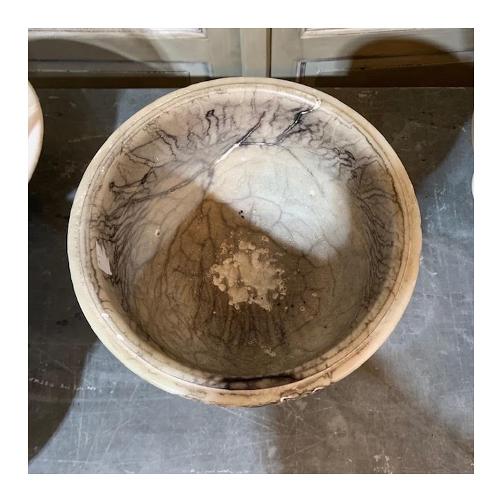 C1900 Marble Bowl on Pedestal