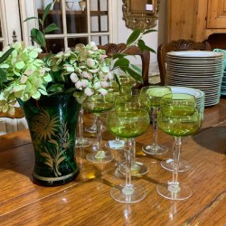 French Green Vase