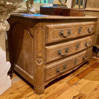 C18th French Louis XVI Country Oak Chest of Drawers