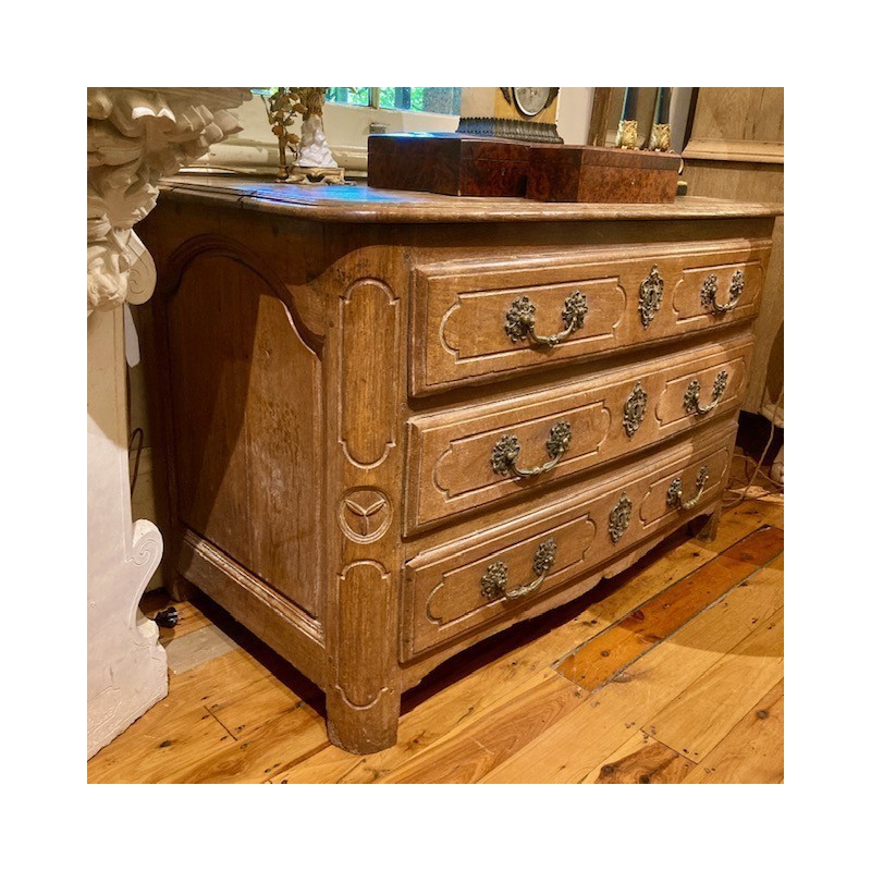 C18th French Louis XVI Country Oak Chest of Drawers