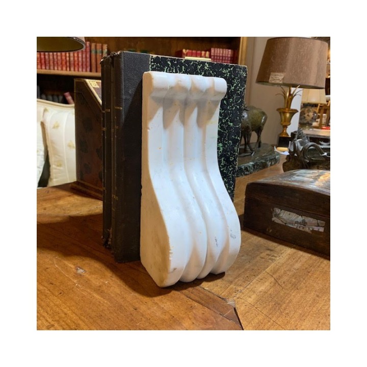 C19th French Marble Book Ends