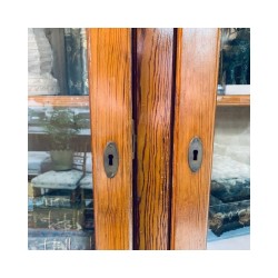 SOLD C1900-C1920 French Pine 3 Door Bookcase