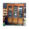 SOLD C1900-C1920 French Pine 3 Door Bookcase
