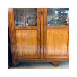 SOLD C1900-C1920 French Pine 3 Door Bookcase