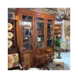 SOLD C1900-C1920 French Pine 3 Door Bookcase