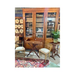 SOLD C1900-C1920 French Pine 3 Door Bookcase