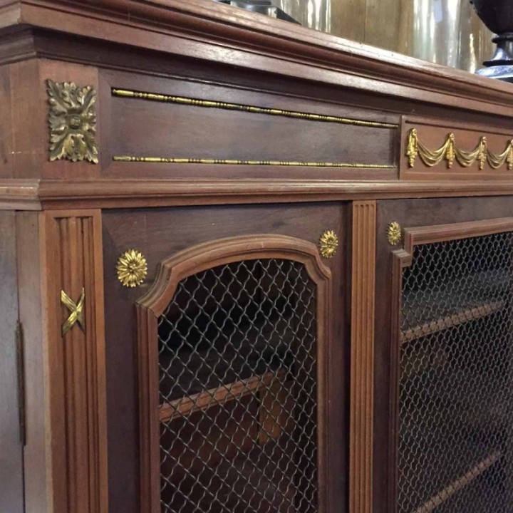 ON Sale C1900 French Walnut Bookcase