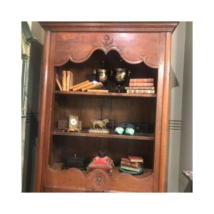 C19th French Cherrywood Bookcase