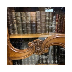 Louis XV Style Vintage Solid French Bookcase