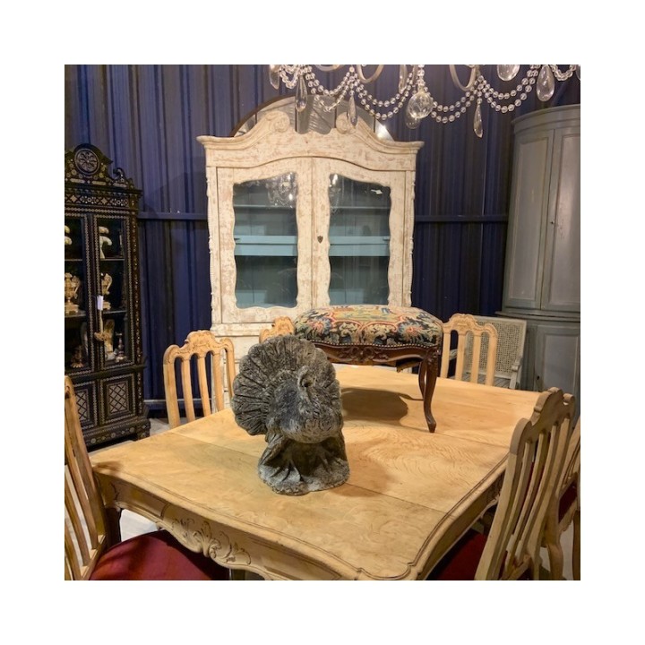 Louis XV Washed Oak Table French