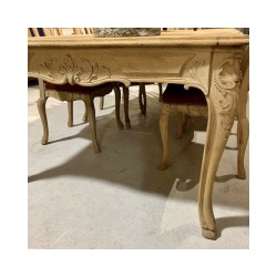 Louis XV Washed Oak Table French
