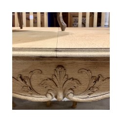 Louis XV Washed Oak Table French
