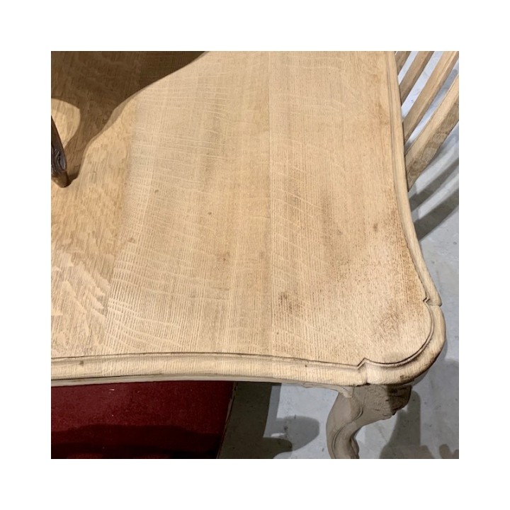 Louis XV Washed Oak Table French