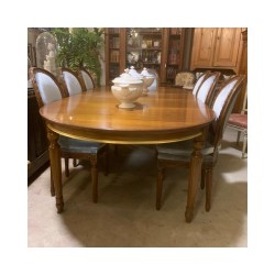 Bespoke Mahogany Dining Table Louis XV Style