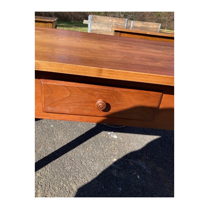 C19th French Cherry Wood Country Dining Table