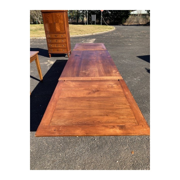 C19th French Cherry Wood Country Dining Table