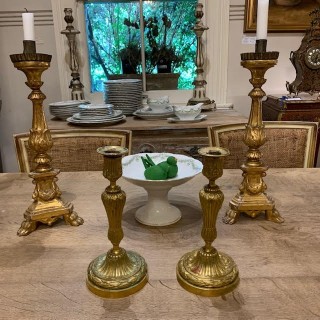 C19th Napoleon III Pair of Candleholder