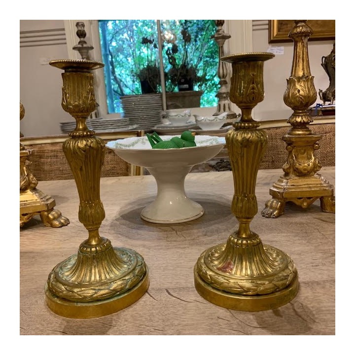C19th Napoleon III Pair of Candleholder