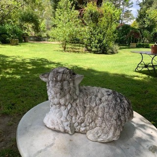 French Vintage Lamb  400 X 250 X 250