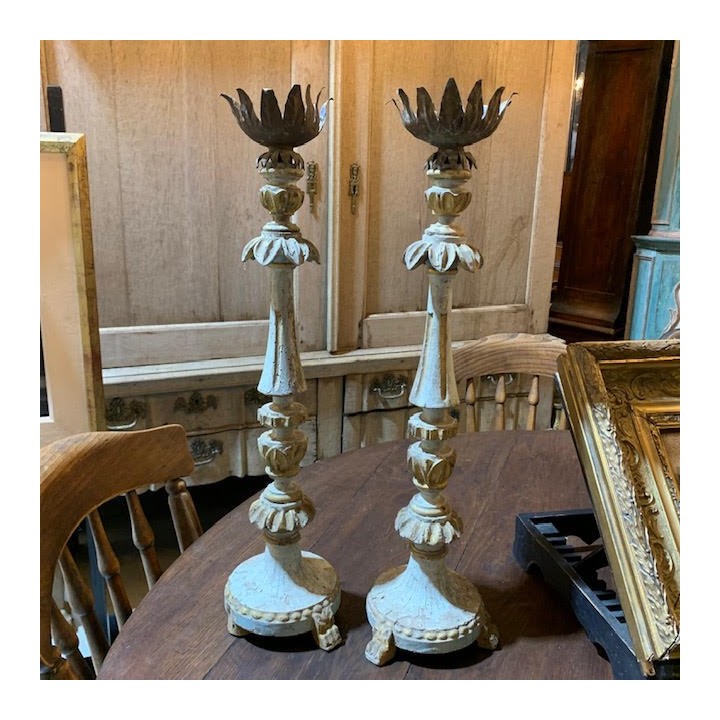 C18th Italian Pair of Cantle Holder