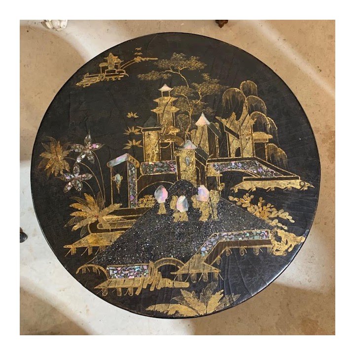 C19th Dropside Chinoisserie Table