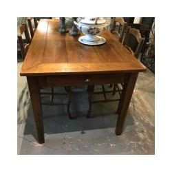 French Cherry Wood Farmhouse Style Table