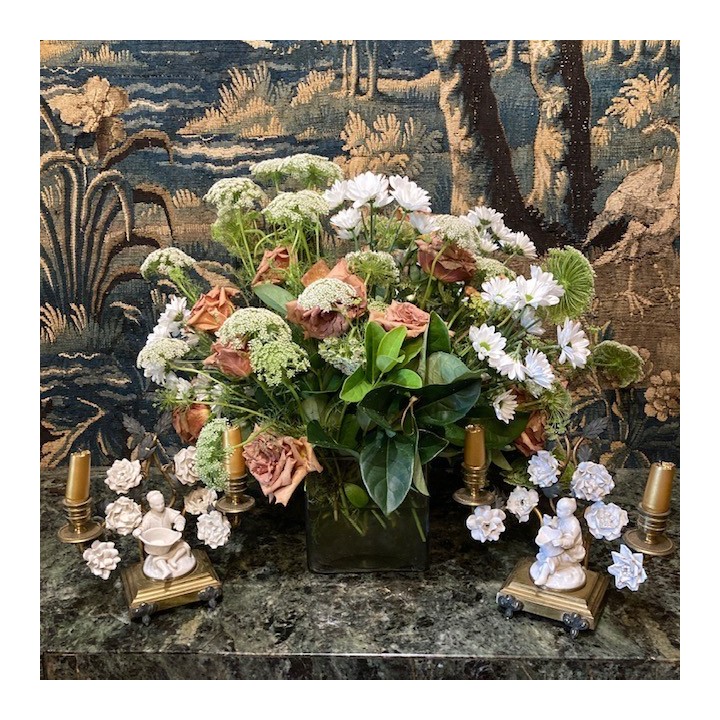 C19th French Pair of Candleholders Blanc de Chine