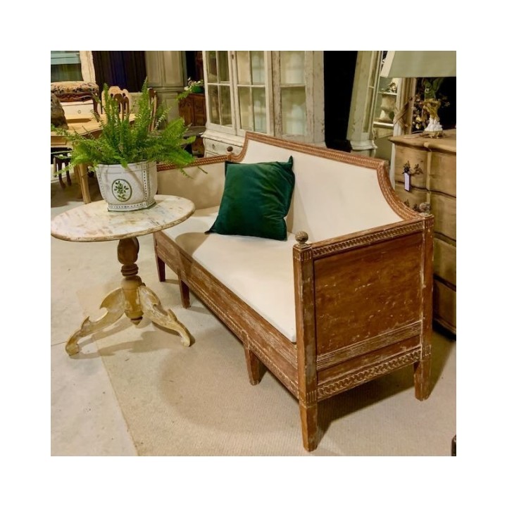 C19th Swedish Gustavian Settee