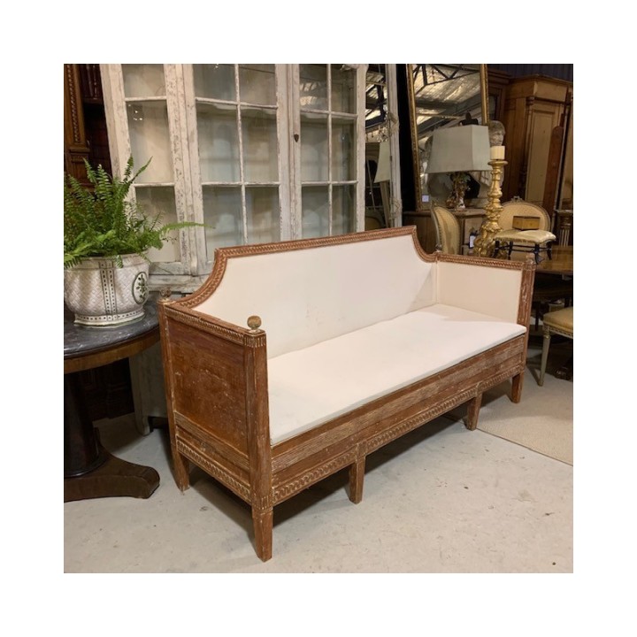 C19th Swedish Gustavian Settee