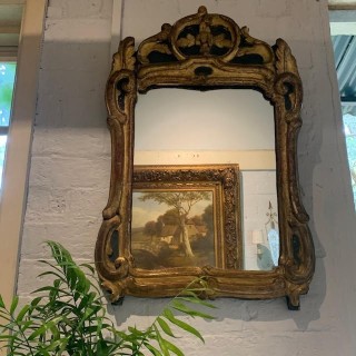 C18th Louis Period Mirror Gilded