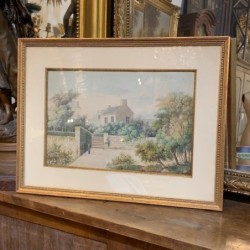 C1900 English Water Colour Painting