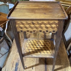 C19th Marquetry French Side Table Original
