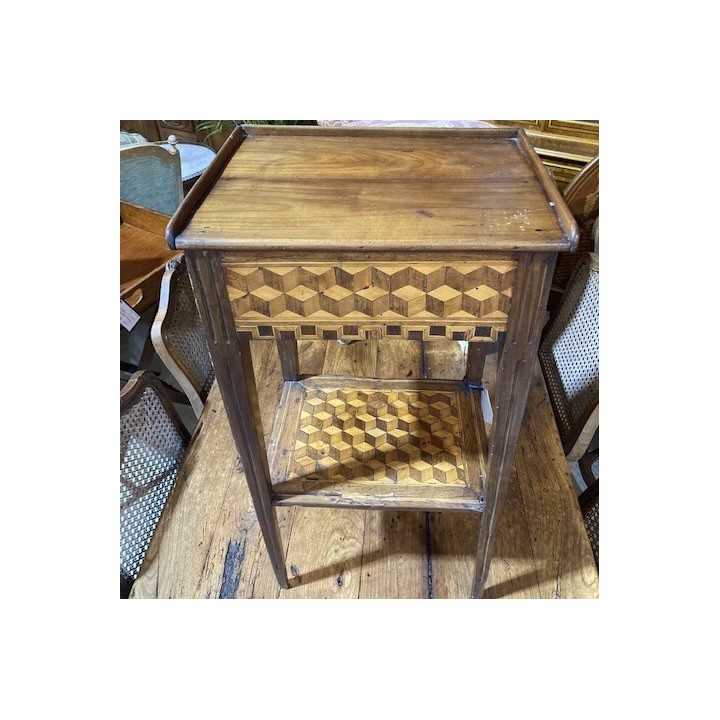 C19th Marquetry French Side Table Original