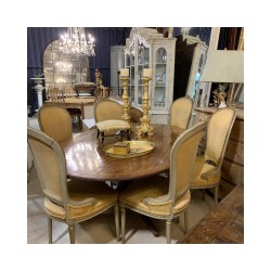 SOLD C19th Oval Dining Table Tilt Top C1860